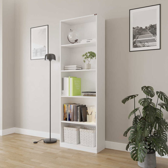 Hanah Home Estantería Blanca Ktp-350-Bb-1 Hanah Home Estantería Blanca Ktp-350-Bb-1